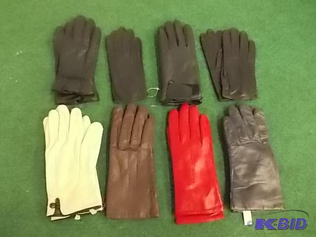 8-Pair Ladies Leather Gloves...