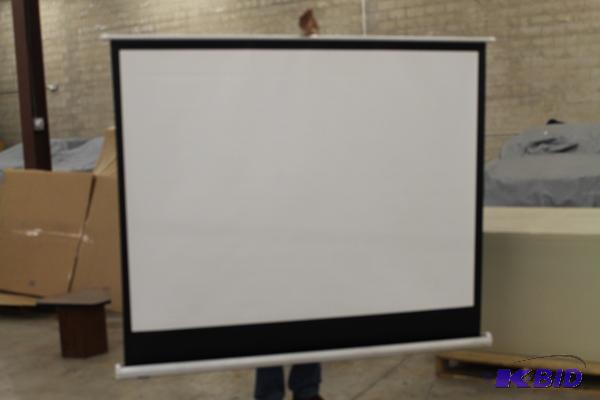 lot 20 image: Projector Screen Measures 70 Inch Wide Scree...