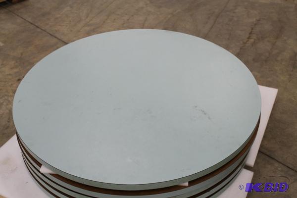 lot 52 image: Round Table Top   &nbspWood&nbsp1 12&...