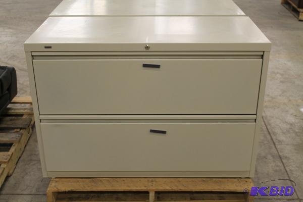 lot 70 image: Metal Filling Cabinet  Measures 42"...