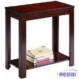 Crown Mark Pierce Chair Side Table, Espresso
