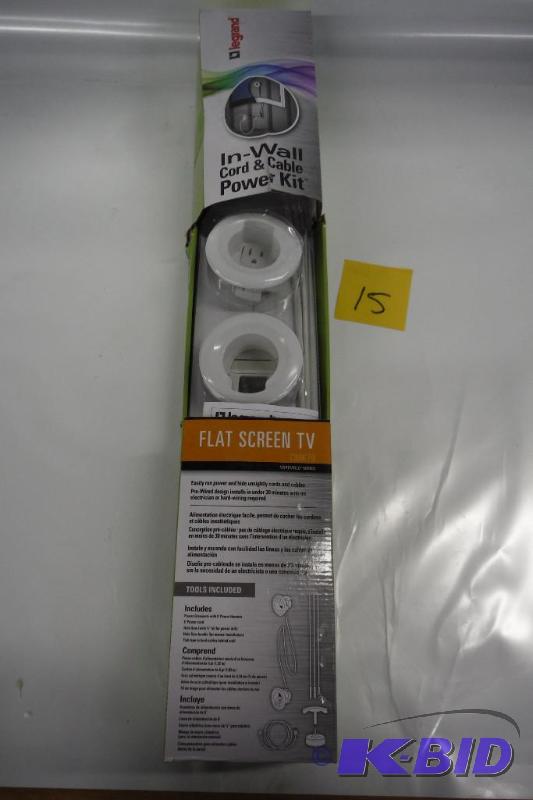 Wiremold Company CMK70 Flat Screen Tv Cord and Cable Power Kit
