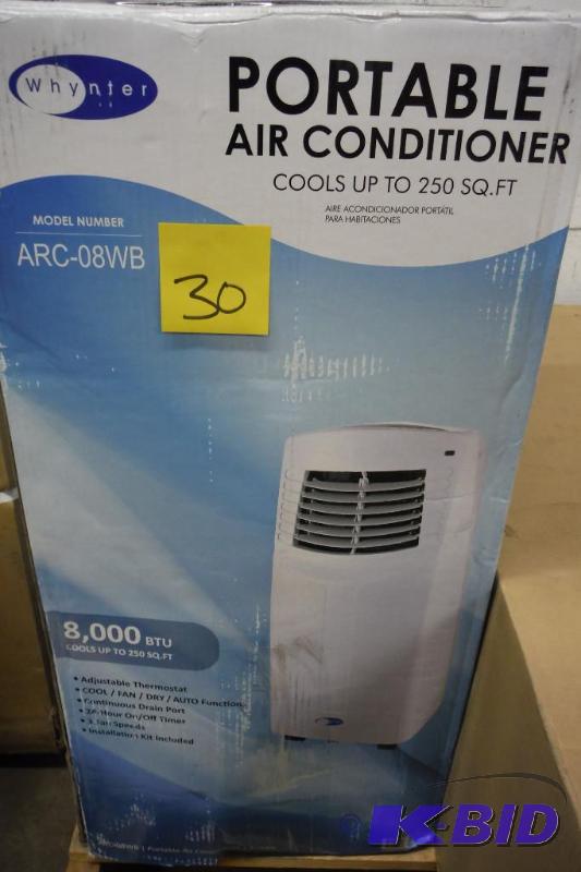 Whynter ARC-08WB Eco-Friendly Portable Air Conditioner, 8000 BTU, White