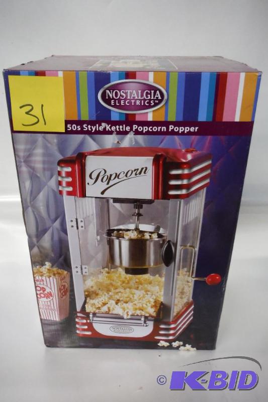 Nostalgia Electrics RKP630 Retro Series Kettle Popcorn Maker