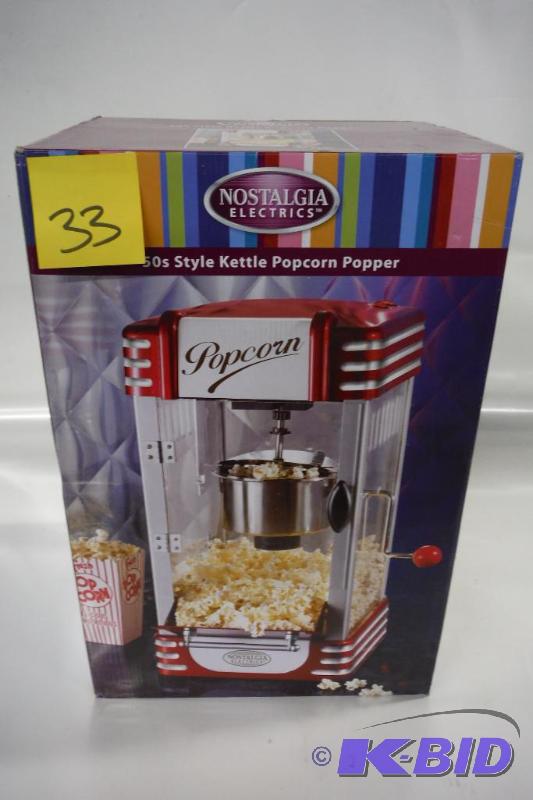 Nostalgia Electrics RKP630 Retro Series Kettle Popcorn Maker
