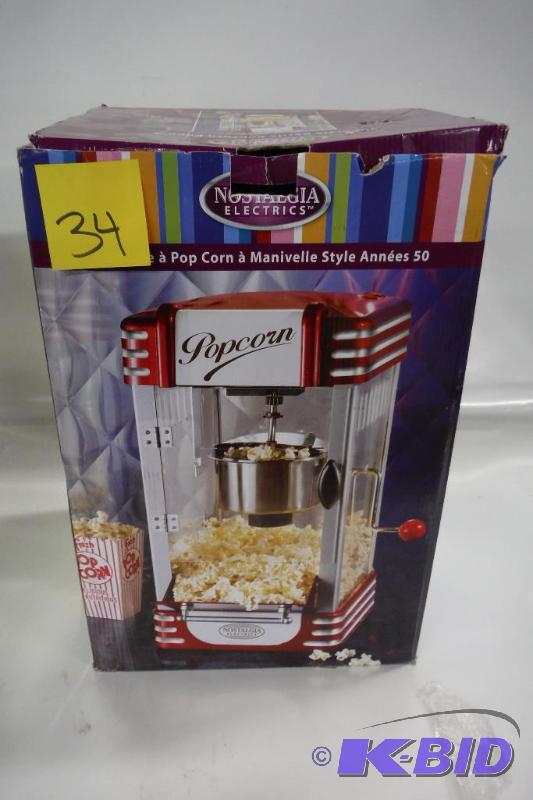 Nostalgia Electrics RKP630 Retro Series Kettle Popcorn Maker