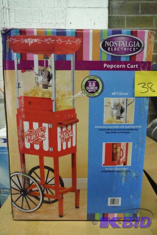 Nostalgia Electrics CCP399 Vintage Collection 2.5-Ounce 48 Popcorn Cart