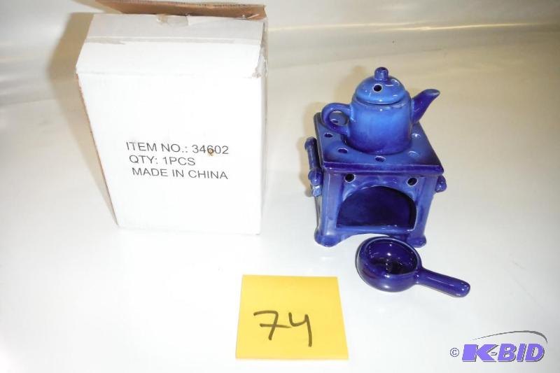 Gifts & Decor Country Kitchen Ceramic Kettle Stove Oven Oil Warmer