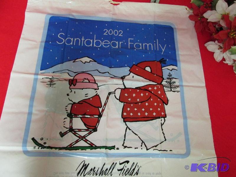 2002 Santa Bear Original Bear Plastic Bag