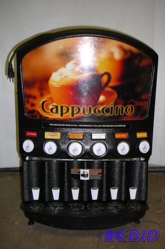 Cappuccino machine 6 flavors No hoppers  Mode...