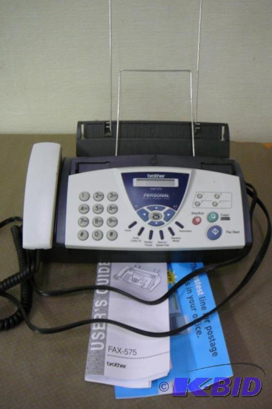 Fax machine brothers fax 575 personal plain p...