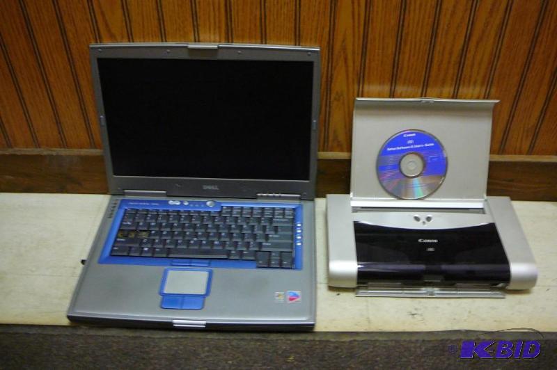 Dell lap top Canon i80 bubble jet printer&nbs...