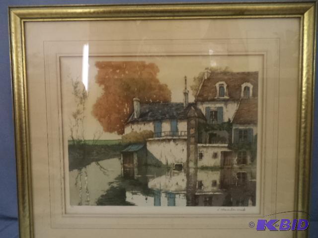 lot 178 image: Water Color Print