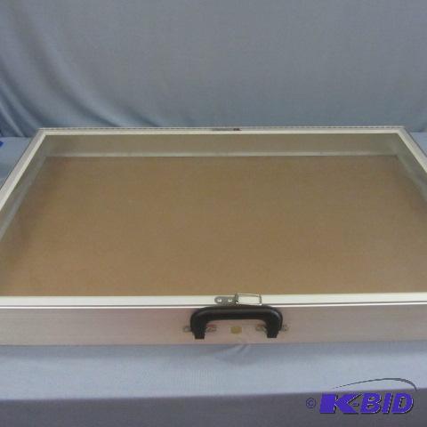 lot 202 image: Aluminum Showcase