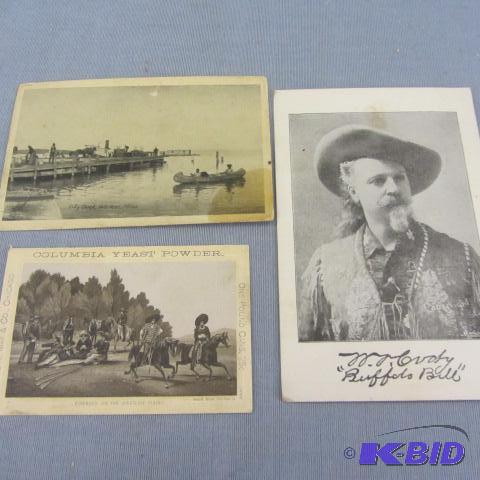 lot 203 image: Buffalo Bill, Trade Card
