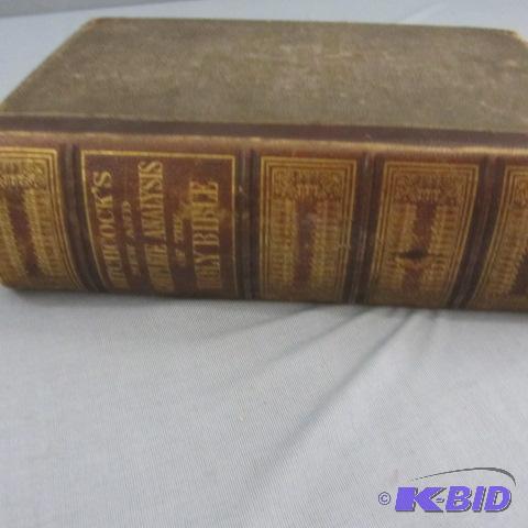 lot 205 image: Family Bible, 1875
