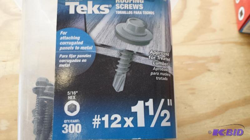 Assortment of sheetmetal screws