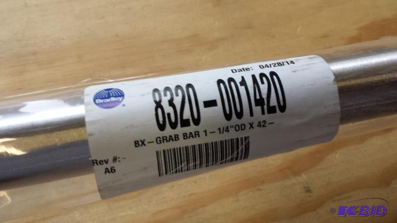 Bradley Grab Bar, 42, Stainless Steel