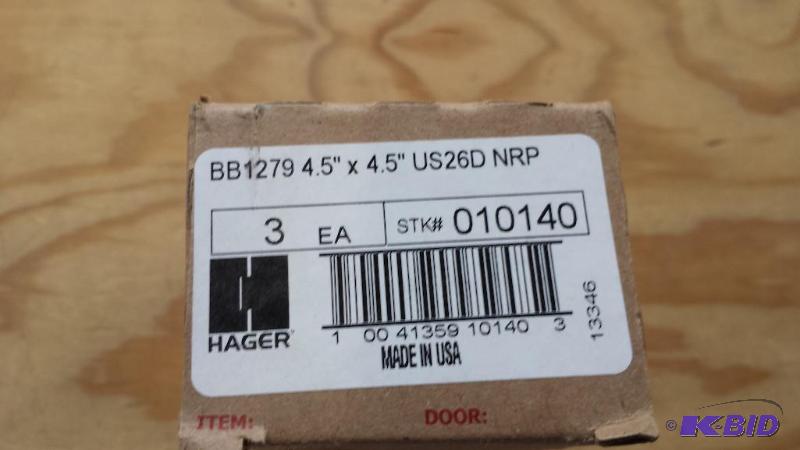 Hager Hinge Set, NEW