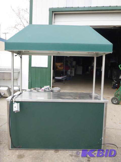 lot 16 image: Randell Buffet Table on Casters 66" X 27...