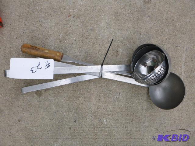 lot 23 image: Four Soup Ladles...