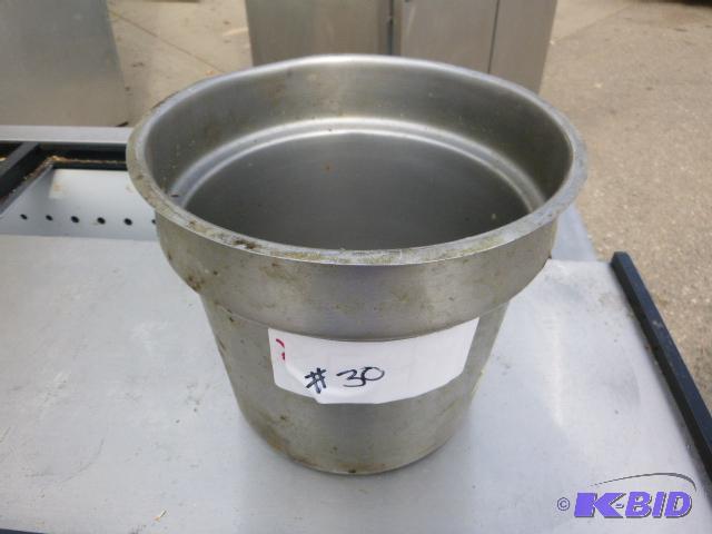 lot 30 image: Stainless Steel Soup Pan...