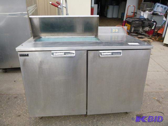 lot 7 image: Delfield Prep Table Refrigerator NSF, 115 vol...