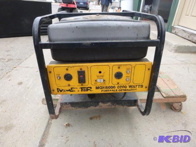 lot 8 image: Master MGH6000&nbspPortable Generator 6,000 ...