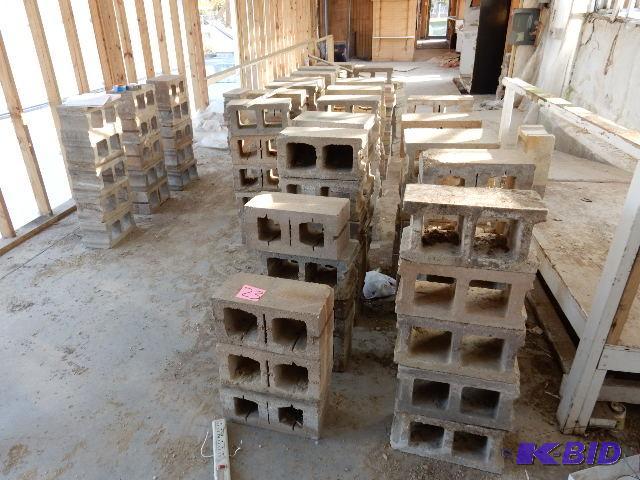 110, Cinder Blocks, 15 12 in x 7 34in x 8 i...