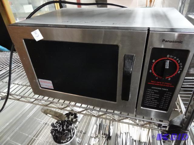 lot 103 image: Panasonic microwave. Does not work...