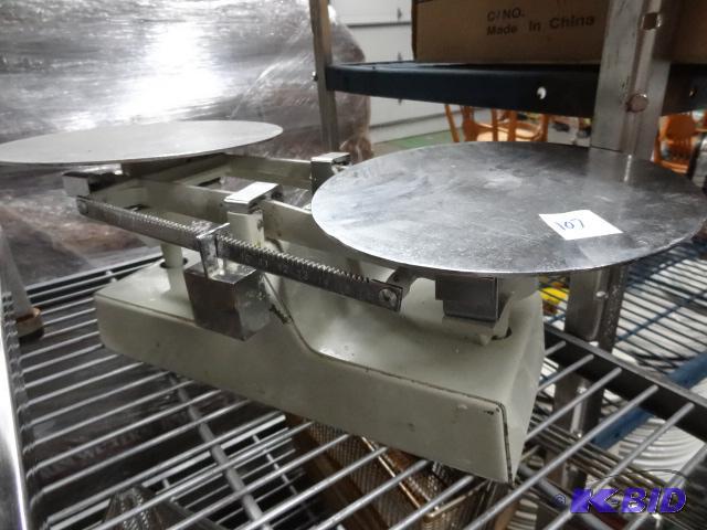lot 107 image: Balance scale...