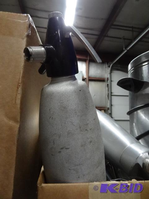 lot 113 image: 4 aluminum dispensers...