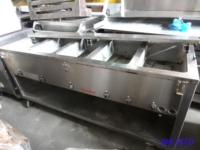 lot 2 image: 5 basin food warmer. Aero hot brand. 208 volt...