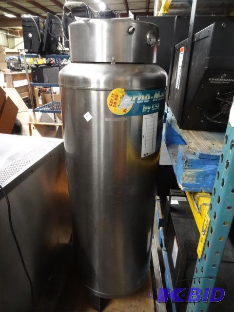 lot 36 image: Carbo matic By CSI stainless CO2 tank for pop...