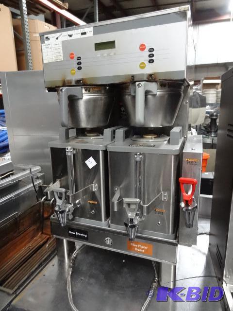 lot 47 image: Coffee brewing station. Double pot. Hot water...