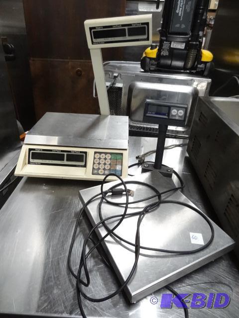 lot 60 image: 2 digital scales....