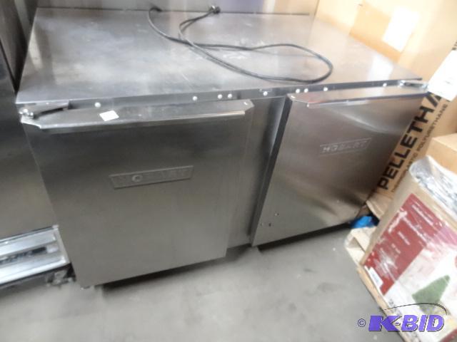 lot 68 image: Hobart 2 door under counter cooler. Model CU4...