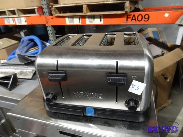 lot 83 image: Waring 4 slice toaster...