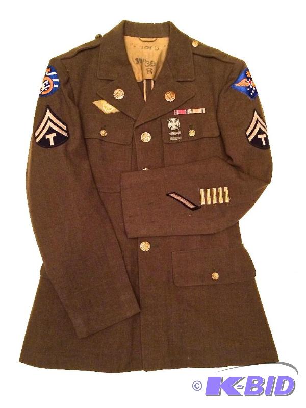WW2 Wool Jacket With Patches