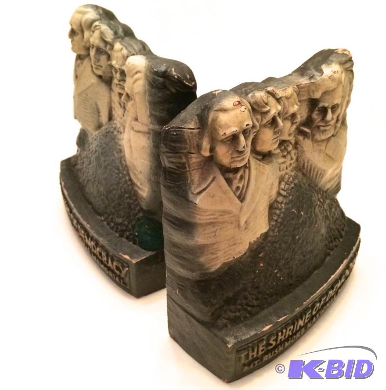Mount Rushmore Vintage Book Ends