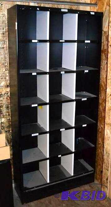 lot 109 image: 18 Square Slot Storage Cube System- great for...