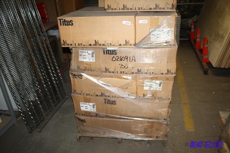 lot 117 image: Titus Black adjustable leg for leveling cabin...