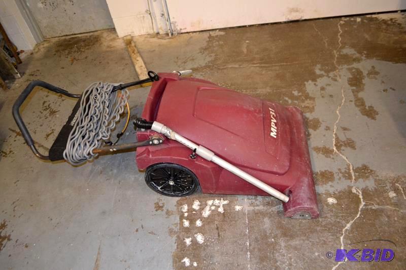 lot 134 image: Minuteman Wide Area Carpet Vacuum MPV31 30 in...