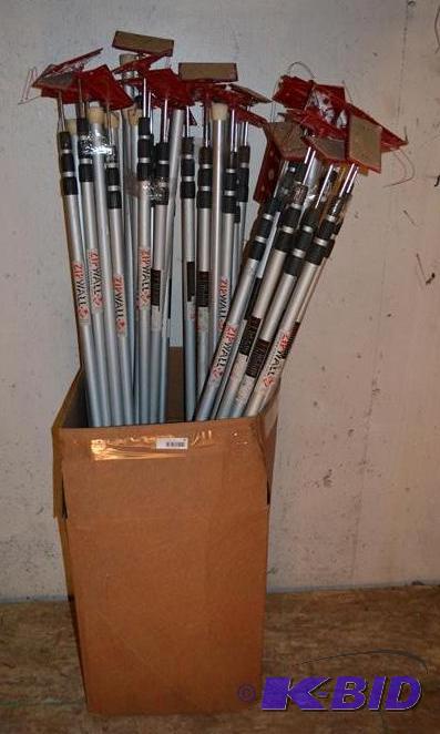 lot 15 image: Zip Wall brand spring loaded poles extend to ...