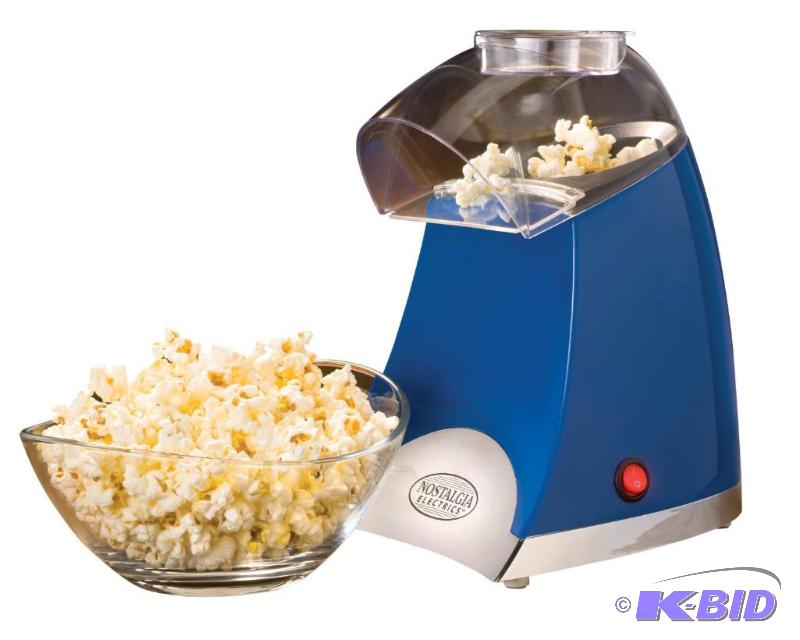 lot 26 image: Nostalgia Electrics SPP500BLUE Star Pop Hot Air Popcorn Popper