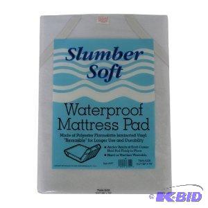 lot 32 image: Excellent Art Slumber Soft Waterproof Mattress Pad - King