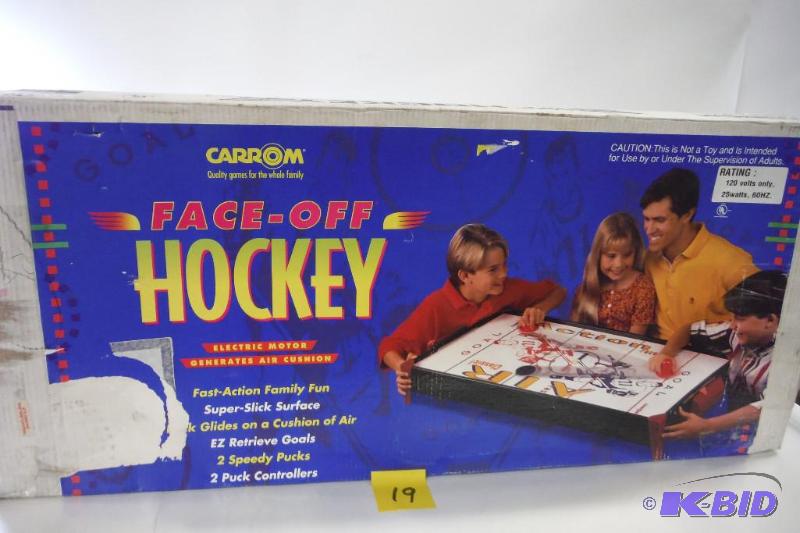 lot 19 image: Carrom Face-Off Air Powered Hockey Table