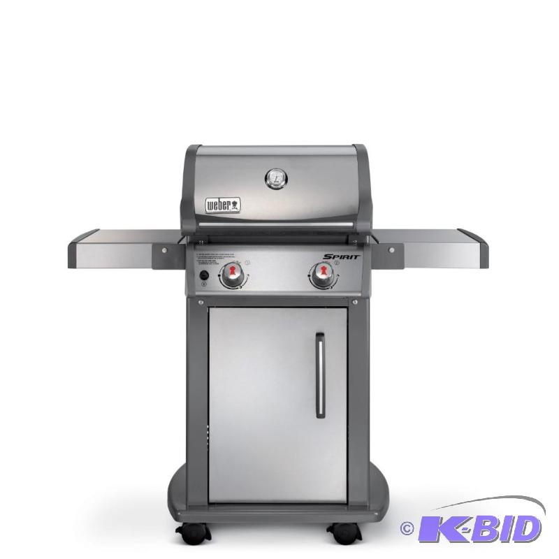 lot 25 image: Weber 47100001 Spirit S210 Natural Gas Grill, Stainless Steel