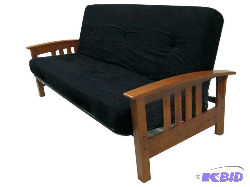 lot 49 image: DHP 6-Inch Futon Mattress, Black