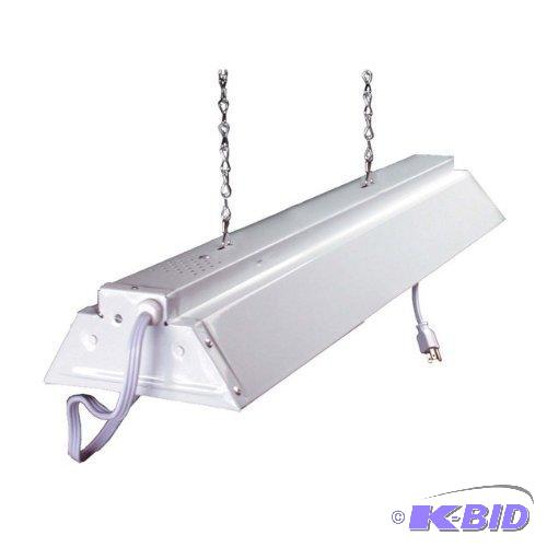 lot 62 image: Hydrofarm FLV42 Fluorescent Grow Light Fixture, 4-Feet